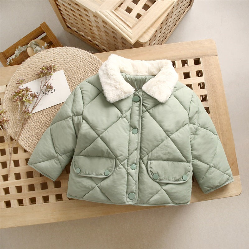 Wholesale Autumn and Winter Warm Polyester Baby Clothes